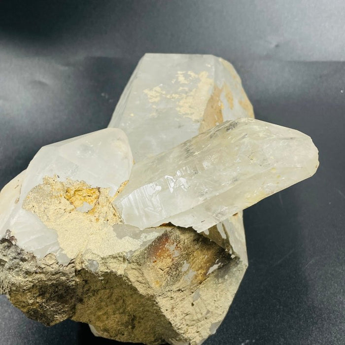 4 Pieces Large Clear Quartz Crystal Raw Points