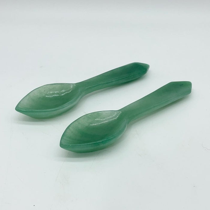 4 Types Spoon Carving Rose Quartz Green Aventurine Wholesale
