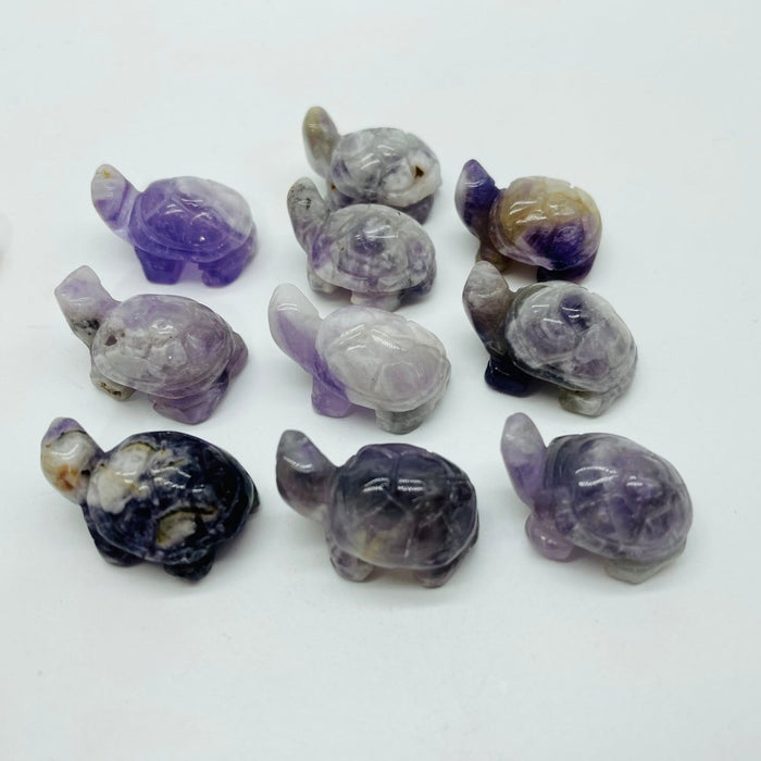 4 Types Turtle Carving Wholesale Caribbean & Moss Agate