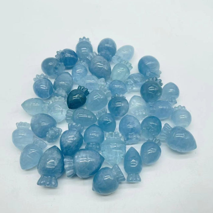 40 Pieces High Quality Aquamarine Carrot