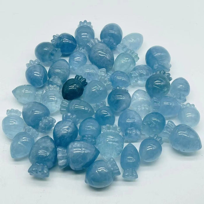 40 Pieces High Quality Aquamarine Carrot