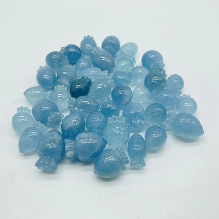 40 Pieces High Quality Aquamarine Carrot
