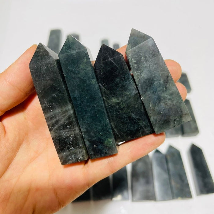 41 Pieces Labradorite Four-Sided Tower Points Wholesale