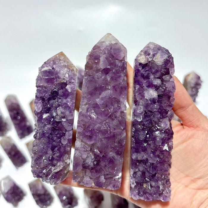 46 Pieces Amethyst Cluster Points