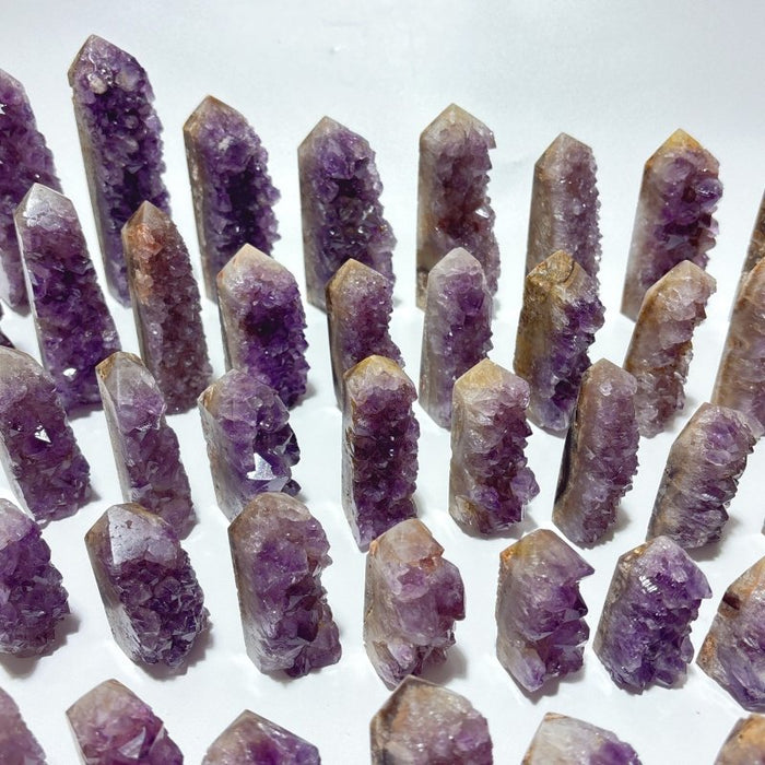 46 Pieces Amethyst Cluster Points