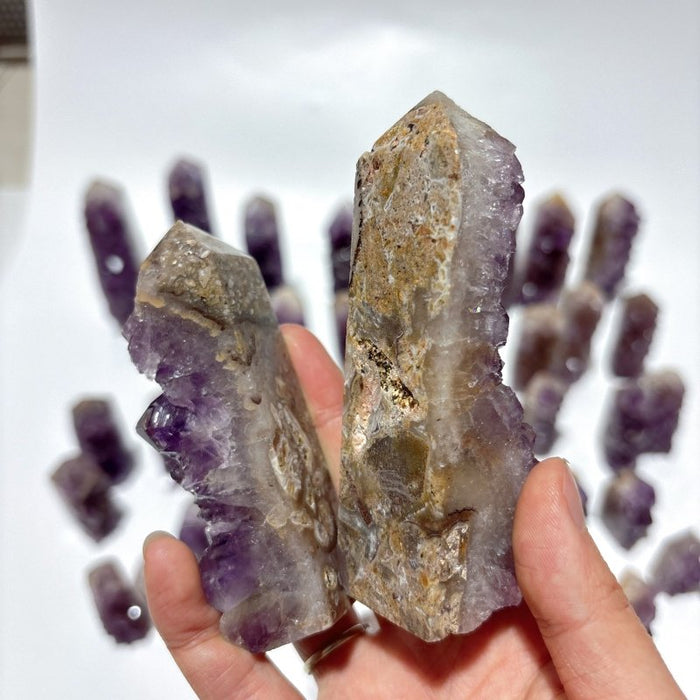 46 Pieces Amethyst Cluster Points