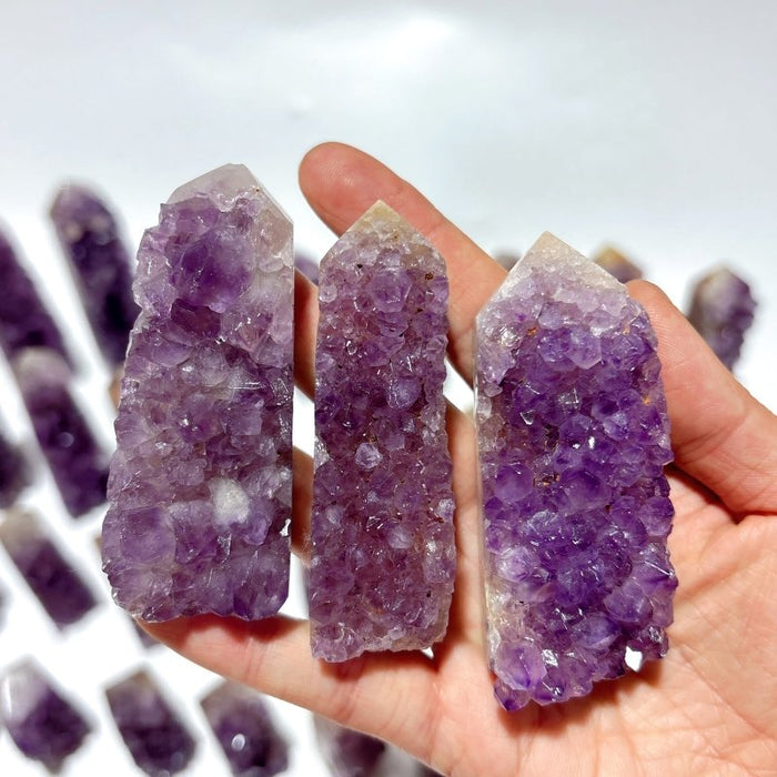 46 Pieces Amethyst Cluster Points