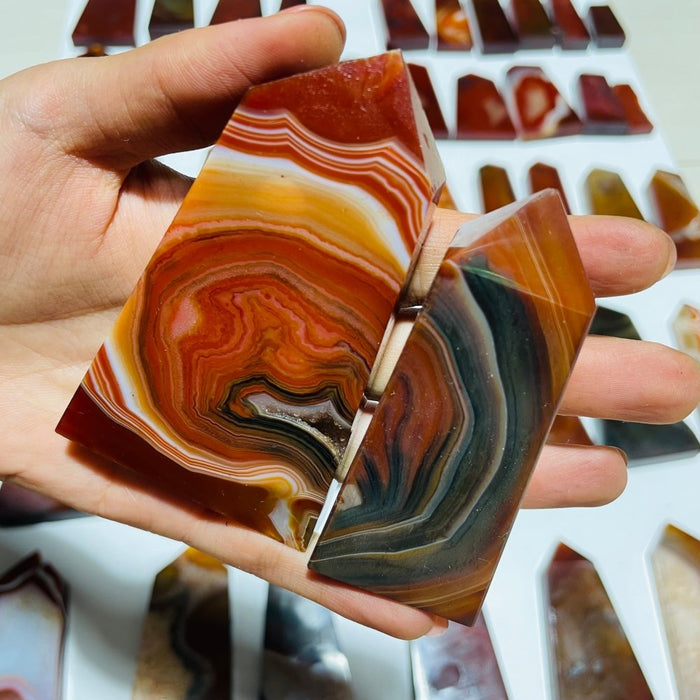 46 Pieces Carnelian Tower Points