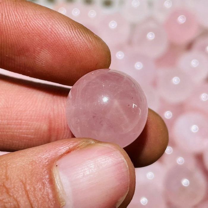468 Pieces Mini Madagascar Pink Rose Quartz Spheres