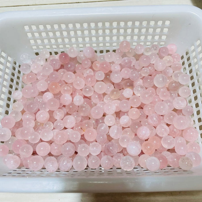 468 Pieces Mini Madagascar Pink Rose Quartz Spheres