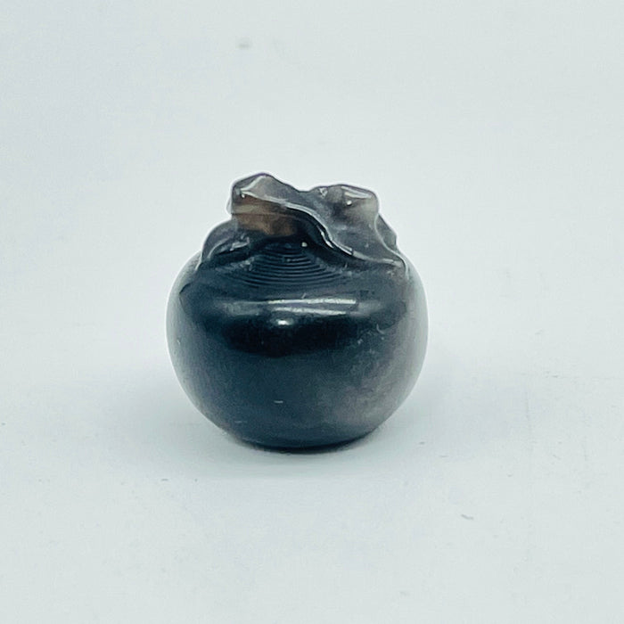 8 Types Mini Black Obsidian Christmas Carving Wholesale Apple Santa Claus Penguin
