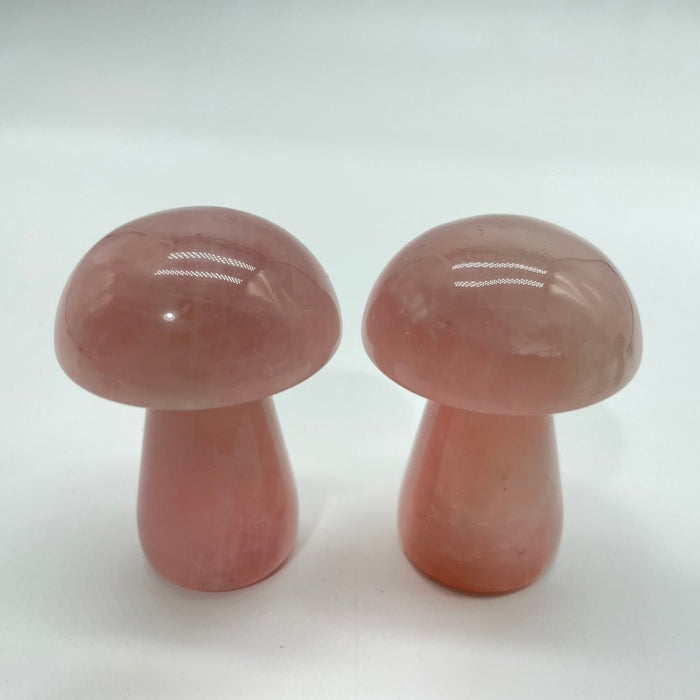 4Types Large Mushroom Red Jasper&Rose Quartz Wholesale