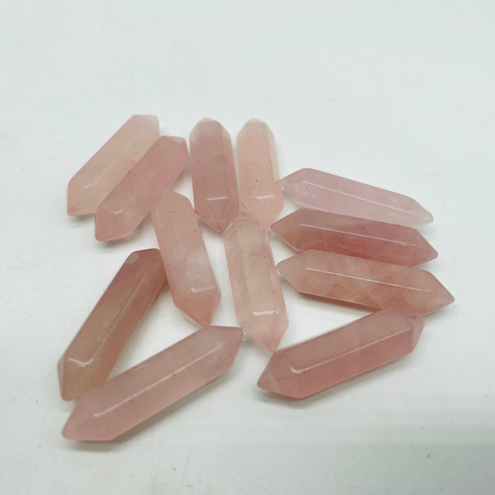 4Types Mini Double Point DIY Amethyst&Rose Quartz Red Jasper Wholesale