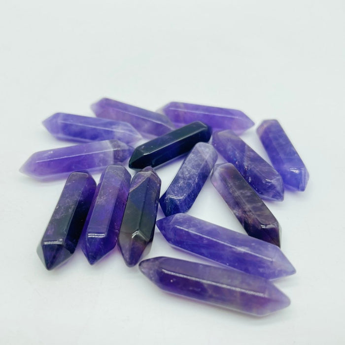 4Types Mini Double Point DIY Amethyst&Rose Quartz Red Jasper Wholesale
