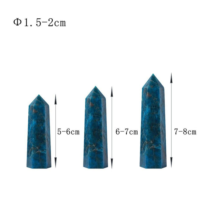 Blue Apatite Tower Point Quartz Wholesale