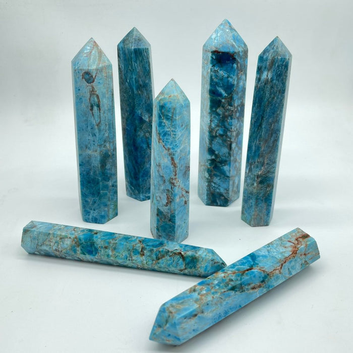 5-8in(12-20cm) Apatite Tower Point Wholesale