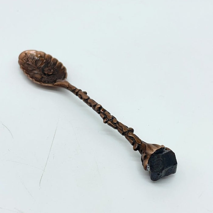5 Colors Coffee Spoon With Garnet Raw Stone Wholesale