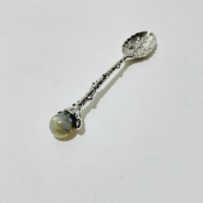 5 Colors Coffee Spoon With High Quality Labradorite Sphere Wholesale