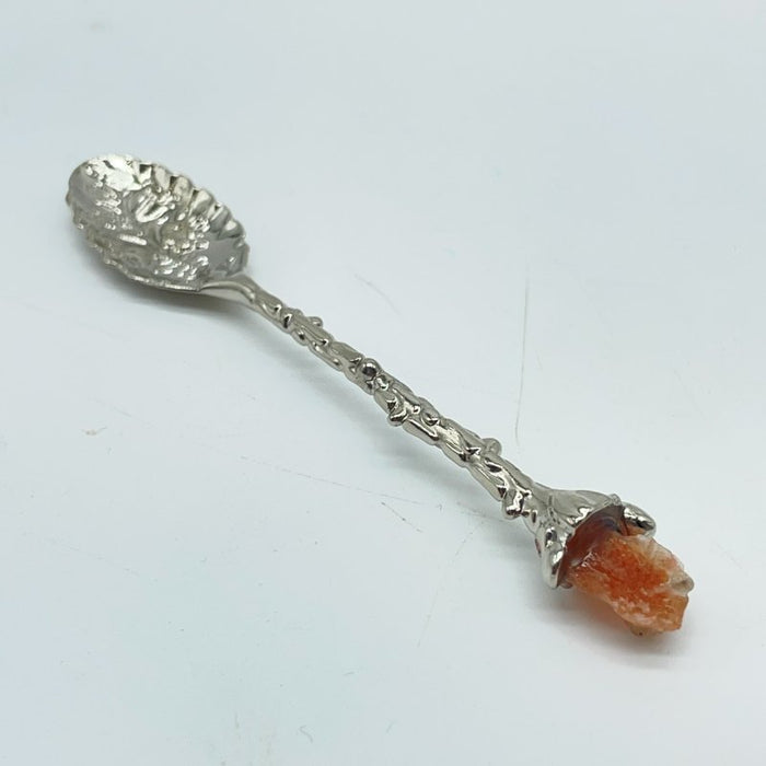 5 Colors Coffee Spoon With Sunstone Raw Stone Wholesale