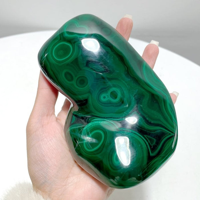 5 Pieces High Quality Polished Malachite Free Form