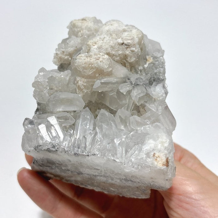 5 Pieces Large Clear Quartz Cluster Groot Carving
