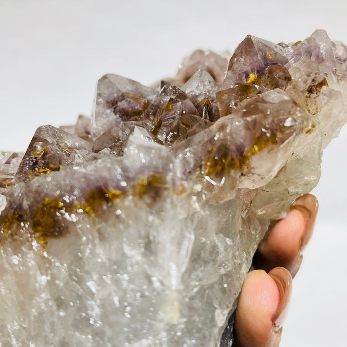 5 Pieces Raw Amethyst Super7 Cacoxenite Cluster Stone