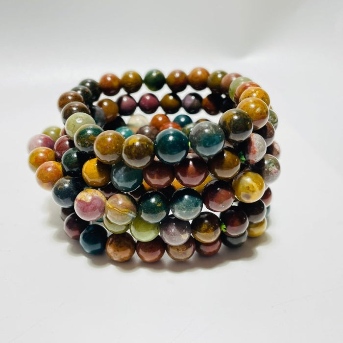 5 Types Bracelet Russian Serpentine Stone Ocean Jasper Bracelets Wholesale