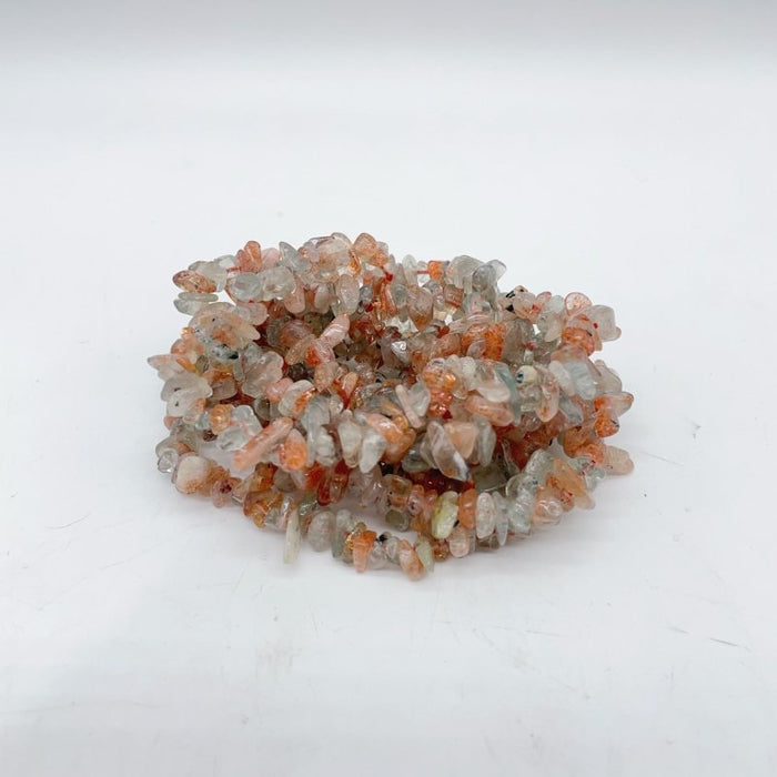 5 Types Chip Bracelet Crystal Wholesale Malachite Phosphosiderite Rutile Quartz