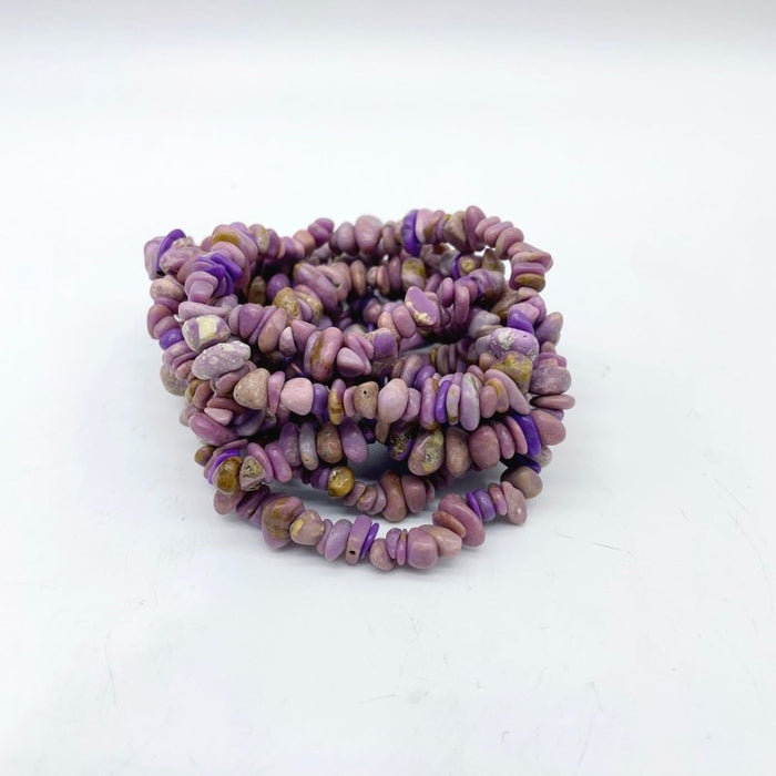 5 Types Chip Bracelet Crystal Wholesale Malachite Phosphosiderite Rutile Quartz
