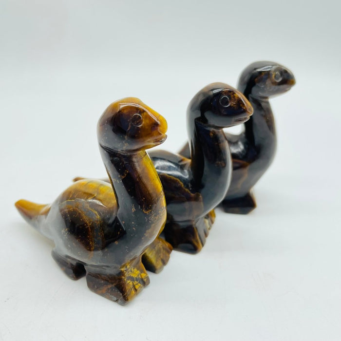 5 Types Dinosaur Chevron Amethyst & Moss Agate Carving Animals Wholesale