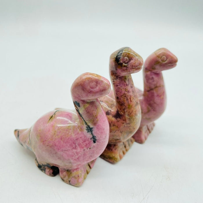 5 Types Dinosaur Chevron Amethyst & Moss Agate Carving Animals Wholesale
