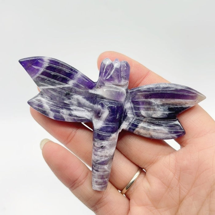 5 Types Dragonfly Crystal Carving Wholesale Caribbean Calcite Rose Quartz