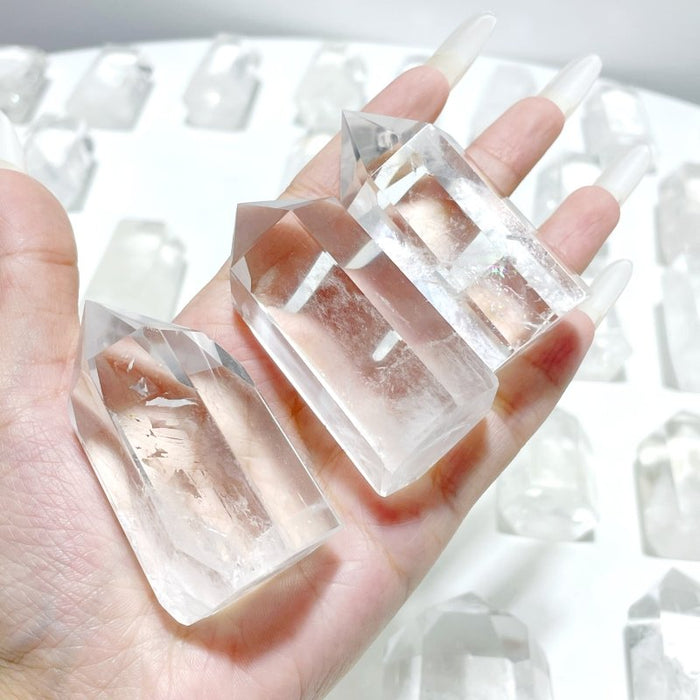 51 Pieces Fat Clear Quartz Tower