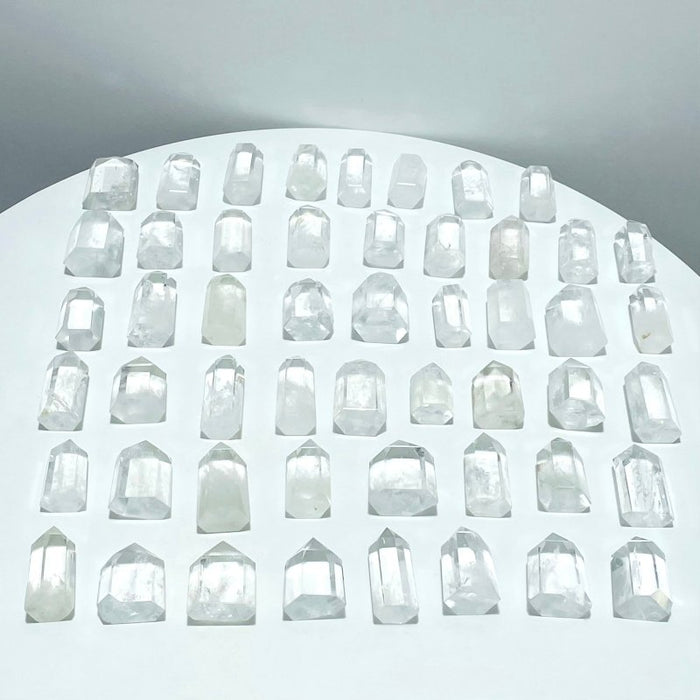 51 Pieces Fat Clear Quartz Tower