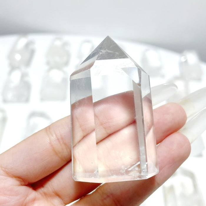 51 Pieces Fat Clear Quartz Tower