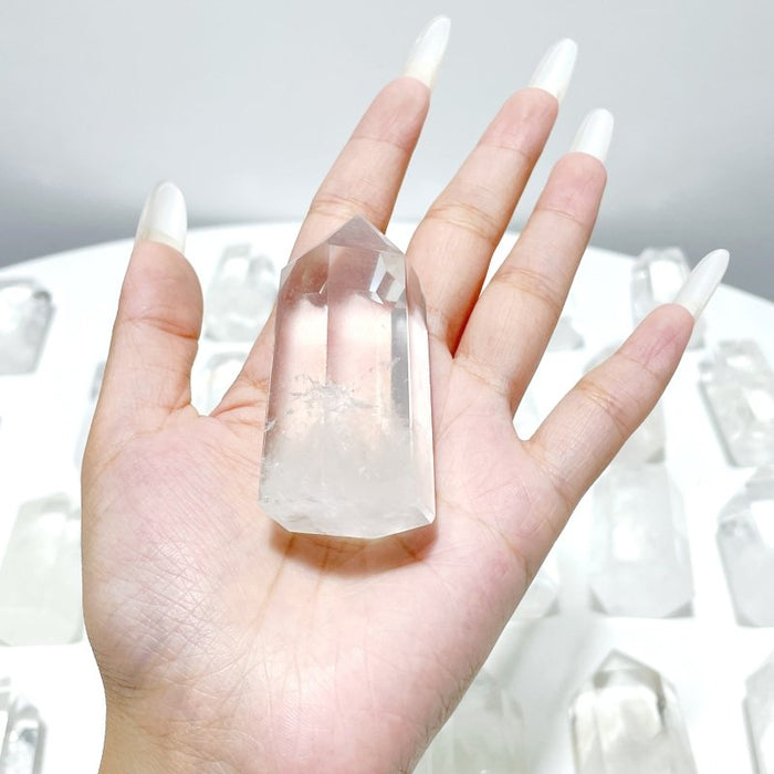 51 Pieces Fat Clear Quartz Tower