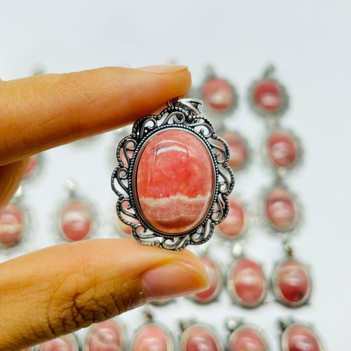 32 Pieces Rhodochrosite (Argentina) Pendant Charm