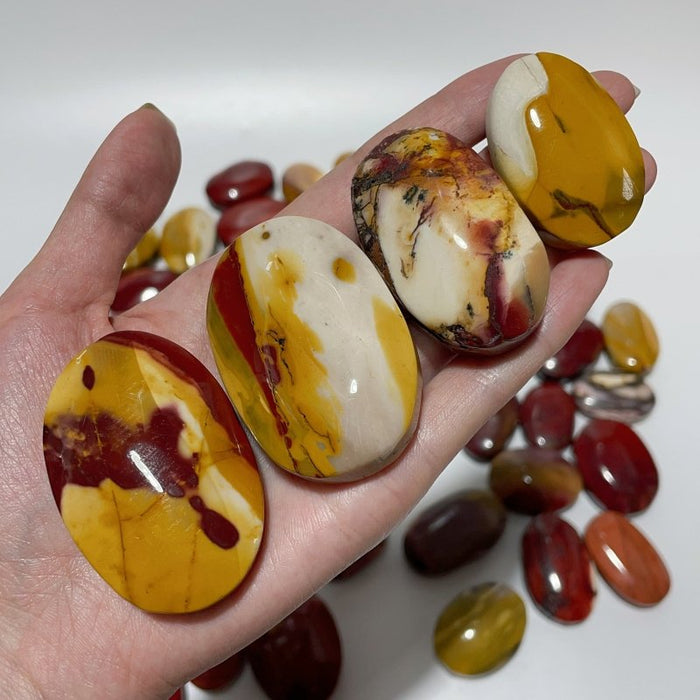 55 Pieces Mookaite Stone Palm