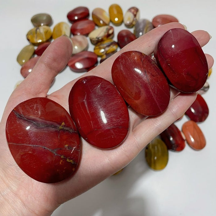 55 Pieces Mookaite Stone Palm