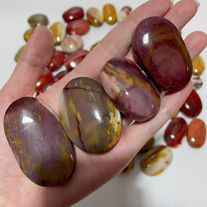 55 Pieces Mookaite Stone Palm