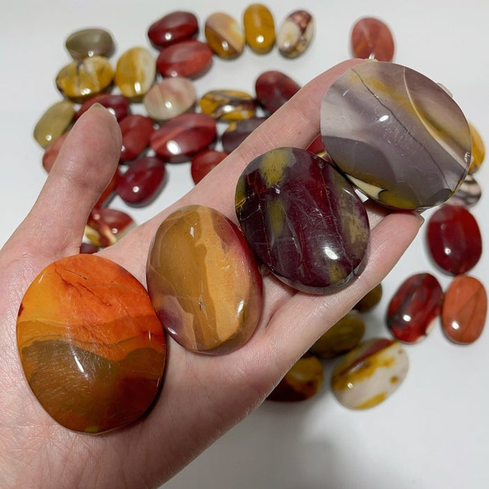 55 Pieces Mookaite Stone Palm