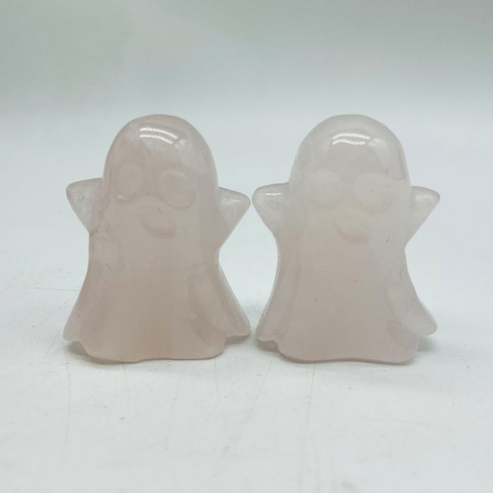 5Types Ghost Crazy Agate & Moss Agate Halloween Carving Wholesale