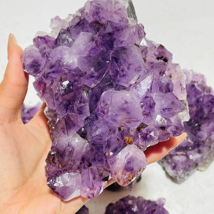 6 Pieces Beautiful Amethyst Cacoxenite Super7 Cluster