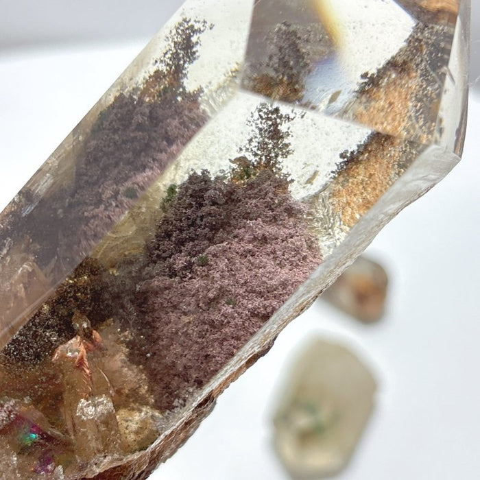 6 Pieces Beautiful Garden Quartz Points Raw Bottom