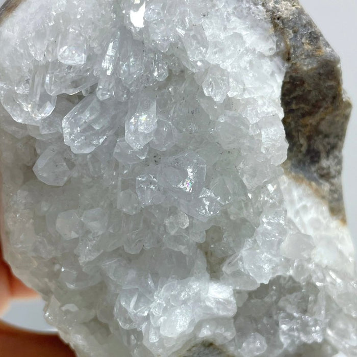 6 Pieces Clear Quartz Cluster Groot Carving