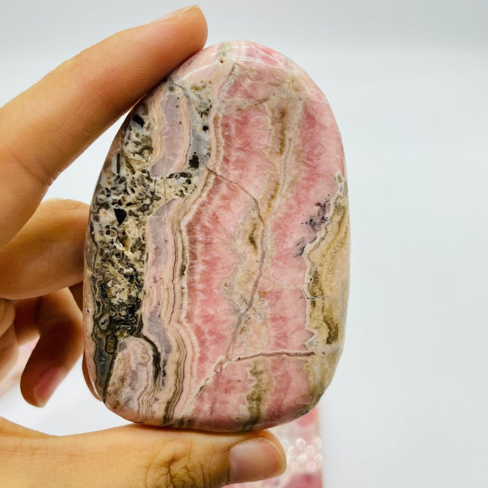 6 Pieces Small Rhodochrosite Slab