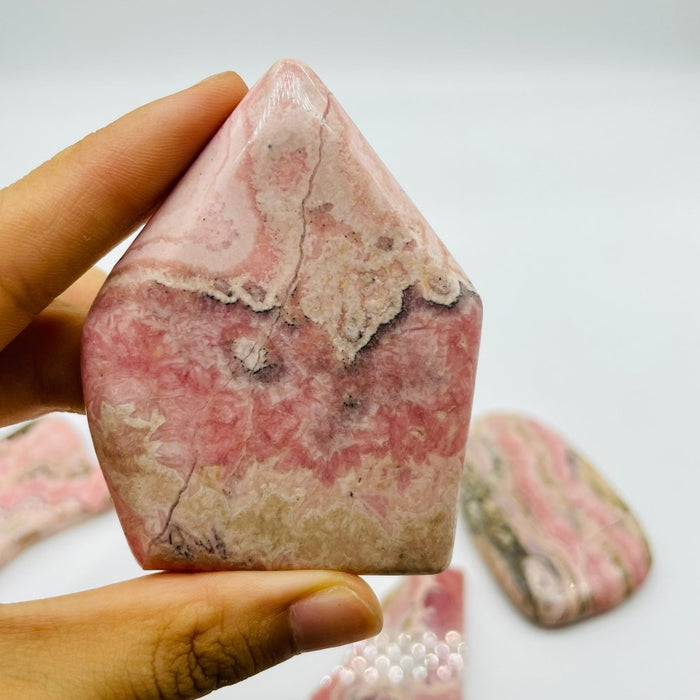 6 Pieces Small Rhodochrosite Slab