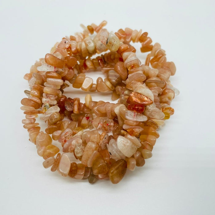 6 Types Chip Bracelet Aquamarine & Moss Agate Wholesale