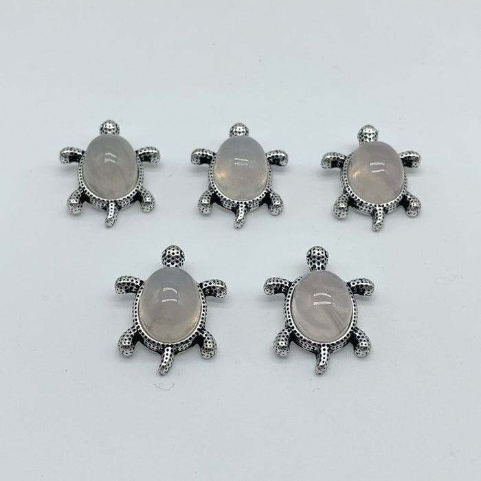 6 Types Cute Turtle Pendant Wholesale Moonstone Amethyst