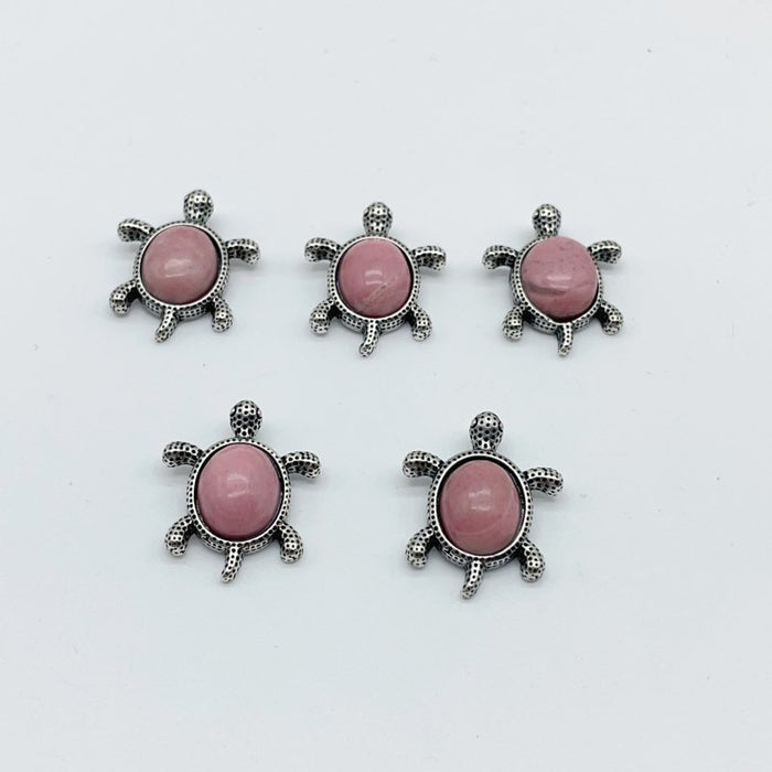 6 Types Cute Turtle Pendant Wholesale Moonstone Amethyst